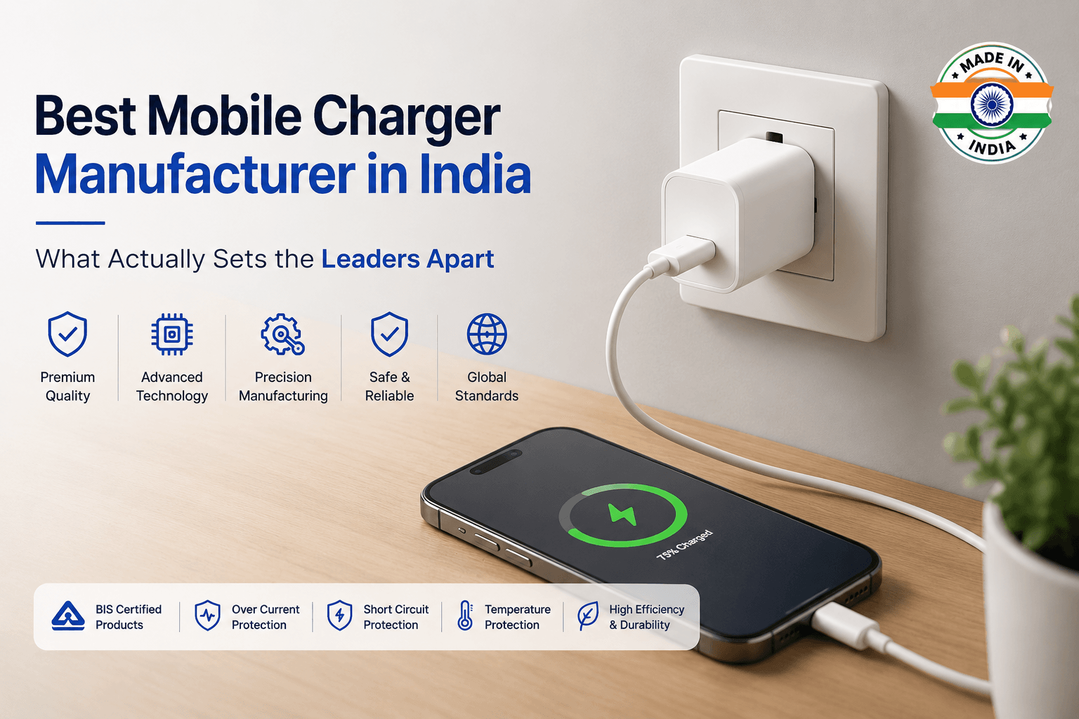 Best Mobile Charger Manufacturer in India: What Actually Sets the Leaders Apart