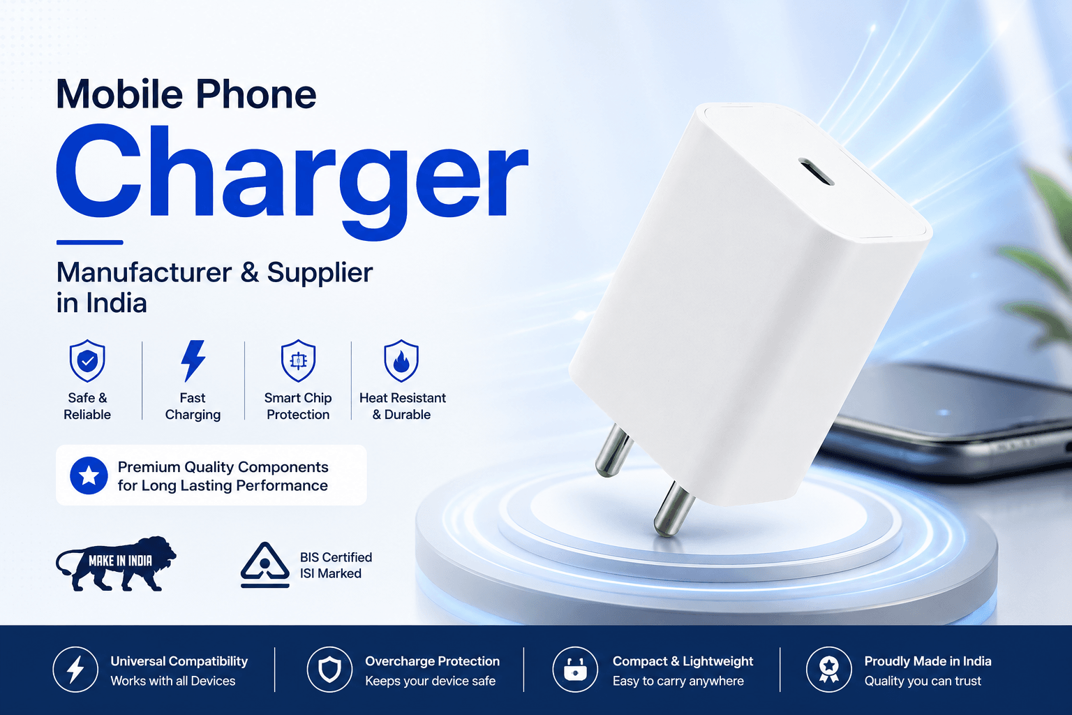 Mobile Phone Charger Manufacturer & Supplier in India